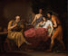 Alexandre der Große auf seinem Sterbebett - Christoffer Wilhelm Eckersberg — Ansicht des Kunstwerks