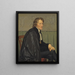 Bertel Thorvaldsen der dänische Bildhauer - Christoffer Wilhelm Eckersberg — gerahmtes Bild an der Wand