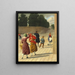 Ein Sturm - Christoffer Wilhelm Eckersberg — gerahmtes Bild an der Wand