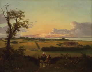Landschaft mit Durchgang, Insel Mn - Christoffer Wilhelm Eckersberg — Ansicht des Kunstwerks
