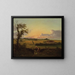 Landschaft mit Durchgang, Insel Mn - Christoffer Wilhelm Eckersberg — gerahmtes Bild an der Wand