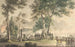Ausgang der Jäger zu Fuß im Garten von Classen, 31. August 1807 - Christoffer Wilhelm Eckersberg — Ansicht des Kunstwerks
