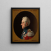 Portrait de Frédéric 6 - Christoffer Wilhelm Eckersberg — gerahmtes Bild an der Wand