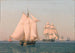 Schiffe unter Segeln bei einer leichten Brise an einem klaren Sommernachmittag - Christoffer Wilhelm Eckersberg — Ansicht des Kunstwerks