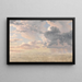 Studie der Wolken über der Meerenge - Christoffer Wilhelm Eckersberg — gerahmtes Bild an der Wand