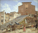 Die Marmorstufen, die zur Kirche Santa Maria in Aracoeli in Rom führen - Christoffer Wilhelm Eckersberg — Ansicht des Kunstwerks