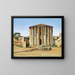 Tempel der Vesta in Rom - Christoffer Wilhelm Eckersberg — gerahmtes Bild an der Wand