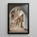 Vue de l'église de San Lorenzo fuori le Mura - Christoffer Wilhelm Eckersberg — gerahmtes Bild an der Wand