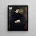 Portrait von Boniface Amerbach - Christoph Roman — gerahmtes Bild an der Wand