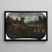 Singerie Die Fischer - Christophe Huet — gerahmtes Bild an der Wand