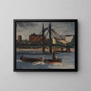 Christopher Wood - The Thames at Battersea.webp
