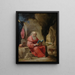 Saint Jérôme - Cercle de David Teniers — gerahmtes Bild an der Wand