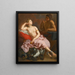 Venus in Vulcans Schmiede - Kreis von Jean-Simon Berthélemy — gerahmtes Bild an der Wand