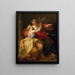 Allegorie des Friedens und der Gerechtigkeit - Kreis von Pompeo Batoni — gerahmtes Bild an der Wand