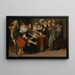 Musikgesellschaft in einem Interieur - Kreis von Willem Pietersz Buytewech — gerahmtes Bild an der Wand