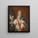 Portrait of Antoine Nompar de Caumont Herzog von Lauzun - Cercle d'Alexis-Simon Belle — gerahmtes Bild an der Wand