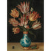 I Naturstillleben mit Tulpen, Papagei in einer WanLi- Vase, eine Fliege und eine Eidechse - Kreis von Ambrosius Bosschaert I — Ansicht des Kunstwerks