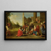 L'adoration des mages - Cercle de Bartholomeus Breenbergh — gerahmtes Bild an der Wand