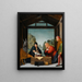 L'Adoration des bergers - Cercle de Bartolommeo Suardi — gerahmtes Bild an der Wand