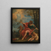 Saint Jean l'Évangéliste à Patmos - Cercle de Carlo Maratti — gerahmtes Bild an der Wand