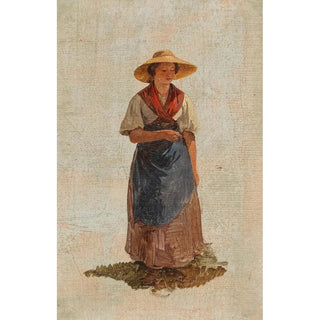 Circle of Friedrich Gauermann - Junge Frau in Tracht.webp