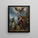 Abraham und Isaak - Kreis von Giuseppe Cesari — gerahmtes Bild an der Wand