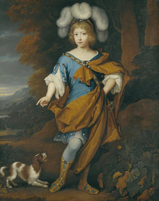 Circle of John van der Vaart - Portrait Of A Boy.webp