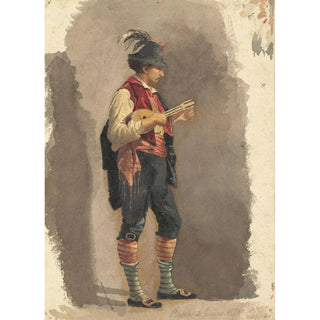 Circle of Mariano Fortuny y Carb - Standing Musician.webp