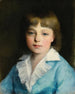 Portrait eines Jungen in Blau - Kreis von Pierre-Auguste Renoir — Ansicht des Kunstwerks