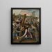 Der Christus auf dem Weg zum Kalvarienberg - Kreis von Tintoret — gerahmtes Bild an der Wand