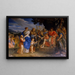 Coriolan an den Toren Roms - Ciro Ferri — gerahmtes Bild an der Wand