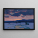 Winterdämmerung, Baie St Paul - Clarence Alphonse Gagnon — gerahmtes Bild an der Wand