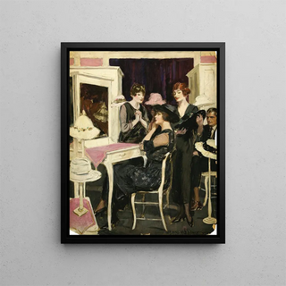 Clarence F Underwood - Women in a Hat Shop.webp