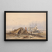 La Station de blocus, Rye - Clarkson Stanfield — gerahmtes Bild an der Wand