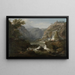 Die Wasserfälle bei Tivoli - Claude-Joseph Vernet — gerahmtes Bild an der Wand