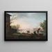Die vier Momente des Tages Morgen - Claude-Joseph Vernet — gerahmtes Bild an der Wand