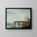 Vue du Ponte Rotto à Rome - Claude-Joseph Vernet — gerahmtes Bild an der Wand