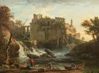 Ansicht von Tivoli - Claude-Joseph Vernet — Ansicht des Kunstwerks