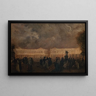 ClaudeLouis Chtelet - Illumination de la place LouisXV loccasion de la naissance du dauphin en octobre 1781.webp