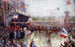 La Place de l'Hôtel de Ville le 20 octobre 1918, manifestation en l'honneur de la classe 1920 - Claude Charles Bourgonnier — Ansicht des Kunstwerks