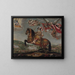 Portrait des Reiters Alberte Barbe d'Erncourt, Dame von Saint-Balmont (1607-1660) - Claude Druet — gerahmtes Bild an der Wand