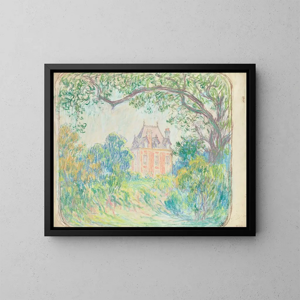 Das Haus von Rodin in Meudon - Claude-Émile Schuffenecker — gerahmtes Bild an der Wand