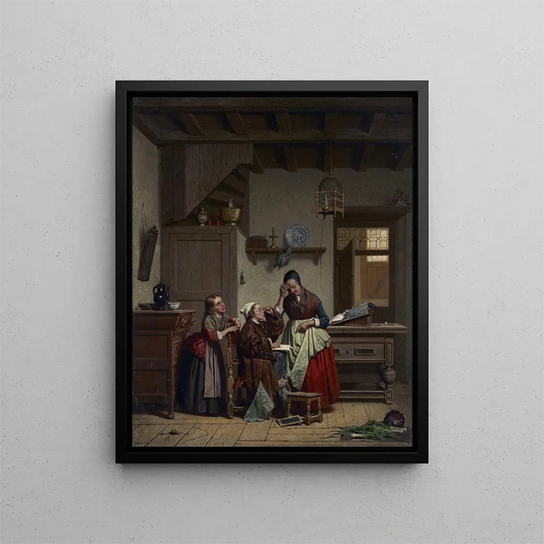 Kinder-Spieltableau - Claude Joseph Vernet — gerahmtes Bild an der Wand