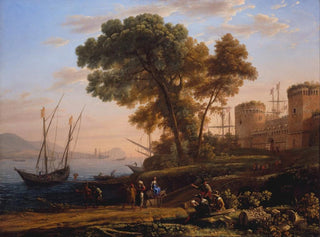 Ein Künstler, der nach der Natur studiert - Claude Lorrain — Ansicht des Kunstwerks