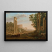 Caprice mit Ruinen des Römischen Forums - Claude Lorrain — gerahmtes Bild an der Wand
