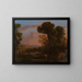 Landschaftsbild - Claude Lorrain — gerahmtes Bild an der Wand