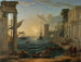 L'Embarquement de la Reine de Saba - Claude Lorrain — Ansicht des Kunstwerks