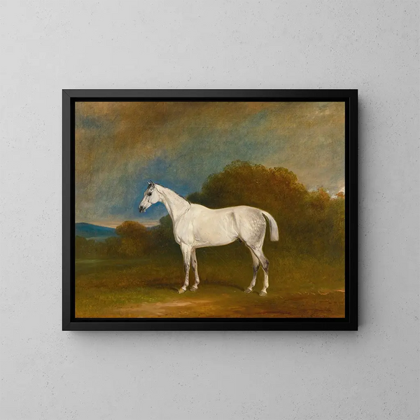 Irische Friesen-Gemälde - John Ferneley — gerahmtes Bild an der Wand