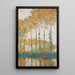 Reproduktion des Gemäldes Peupliers am Ufer der Epte, Herbst - Claude Monet