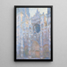 Reproduktion des Gemäldes Kathedrale von Rouen, Westfassade - Claude Monet